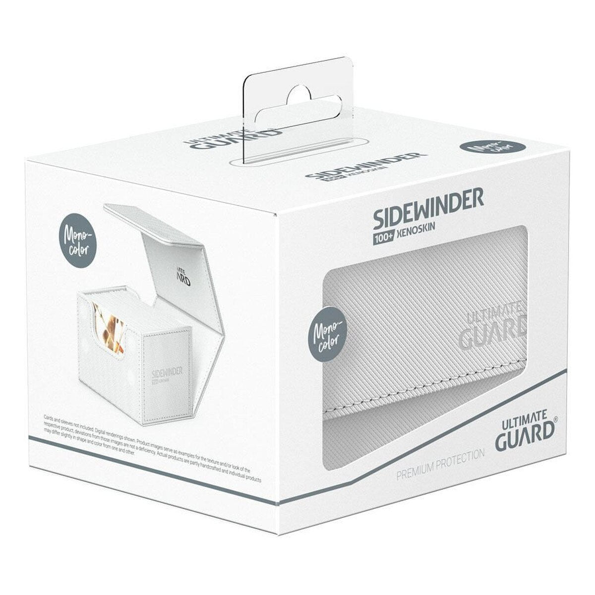Ultimate Guard Sidewinder 100+ XenoSkin Monocolor White Box - WZRD TCG