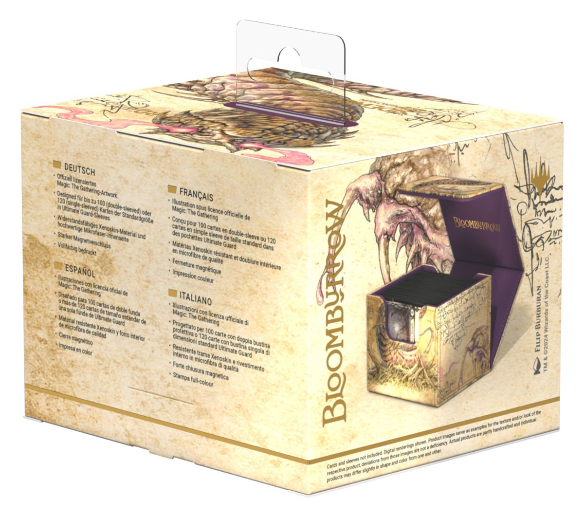 Ultimate Guard Sidewinder 100+ MTG Bloomburrow - Rottenmouth Viper - WZRD TCG