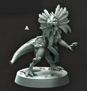Printed Miniature - Unega Raptors (A)