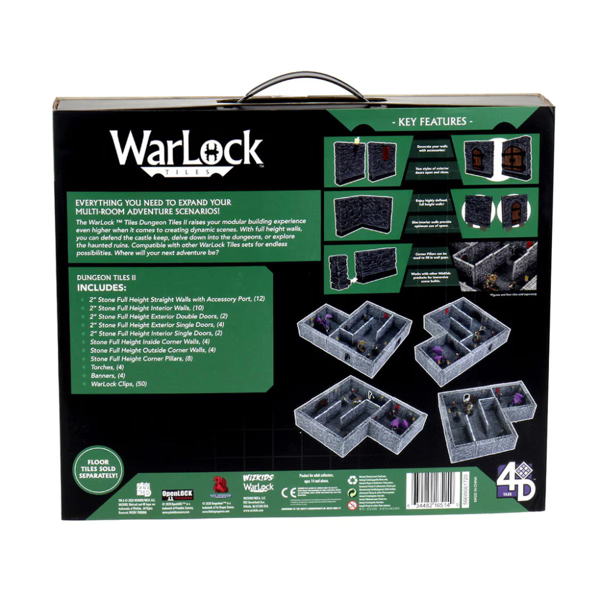 WarLock Tiles: Dungeon Tile II - Stone Walls Expansion