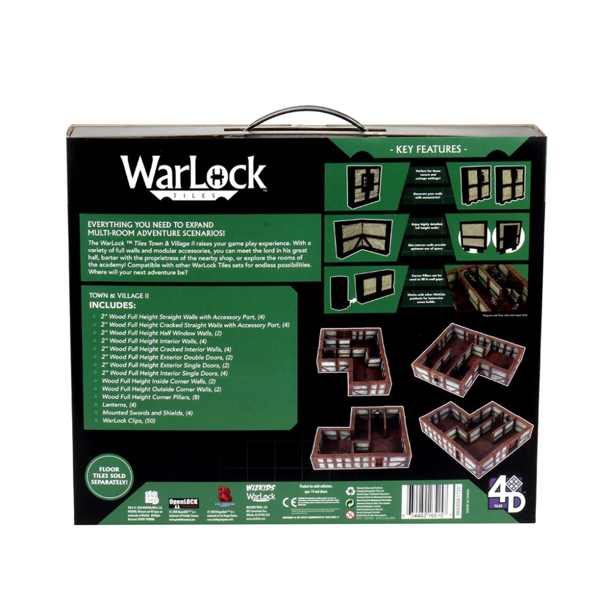 WarLock Tiles: Town & Village II - Plaster Walls Expansion