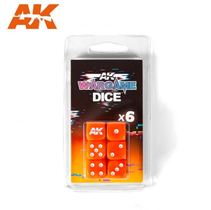 AK Wargame Dice - Orange