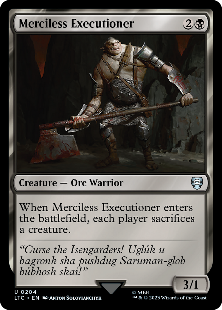 Merciless Executioner (LTC) 204 - WZRD TCG