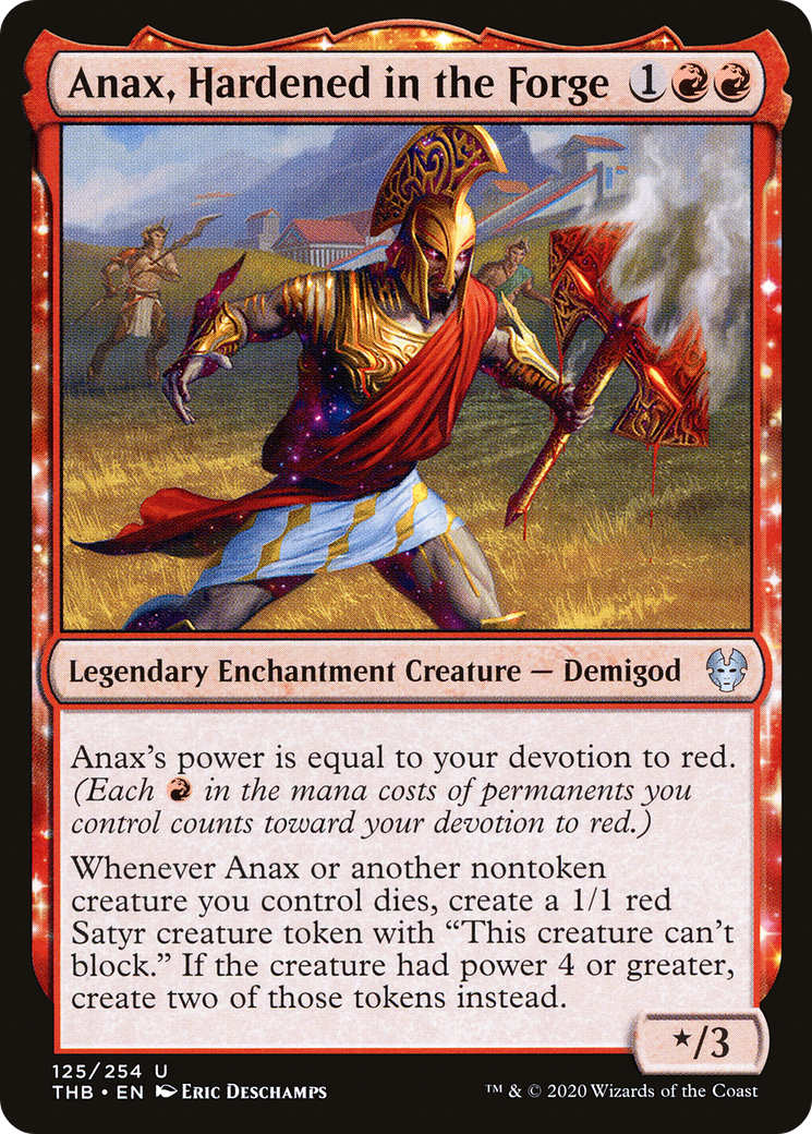 Anax, Hardened in the Forge (THB) 125 - WZRD TCG