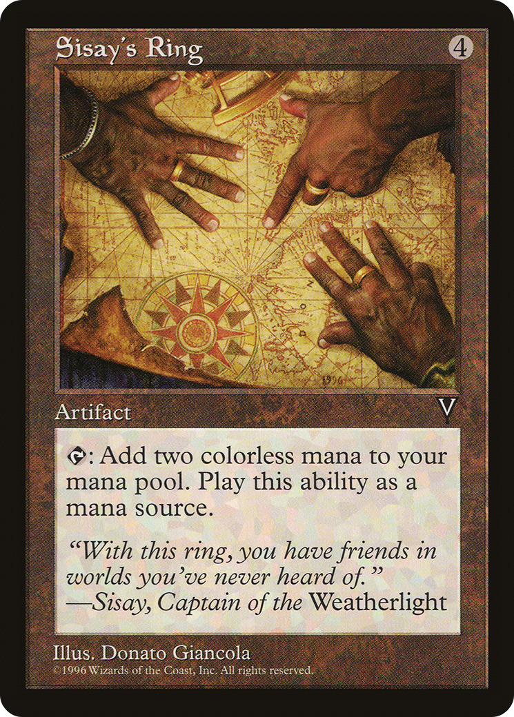 Sisay's Ring (VIS) 154 - WZRD TCG