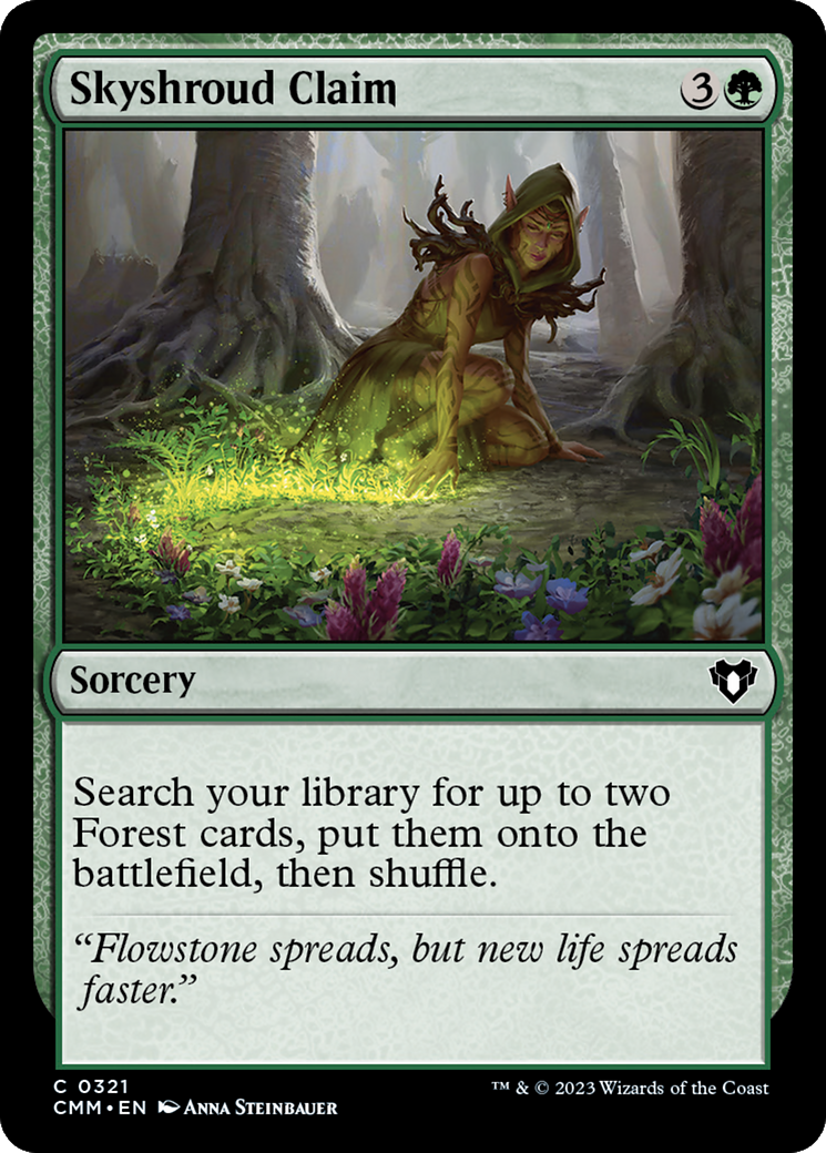 Skyshroud Claim (CMM) 321 - WZRD TCG