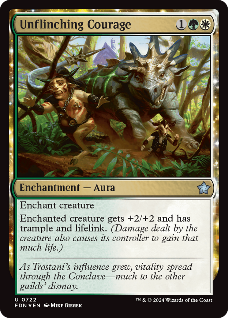 Unflinching Courage (FDN) 722 - WZRD TCG