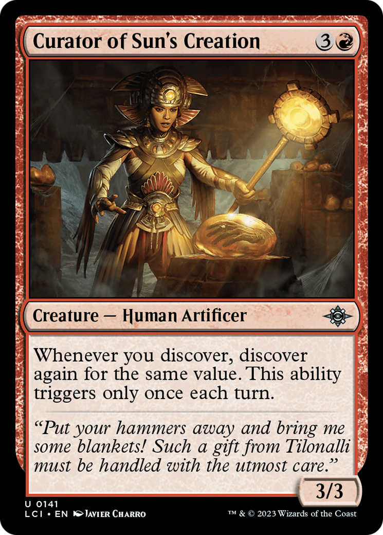 Curator of Sun's Creation (LCI) 141