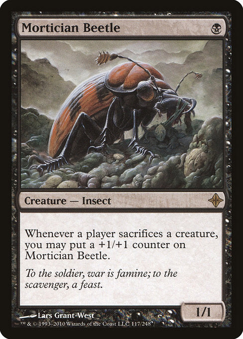Mortician Beetle front