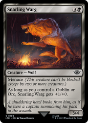 Snarling Warg (LTR) 109 - WZRD TCG
