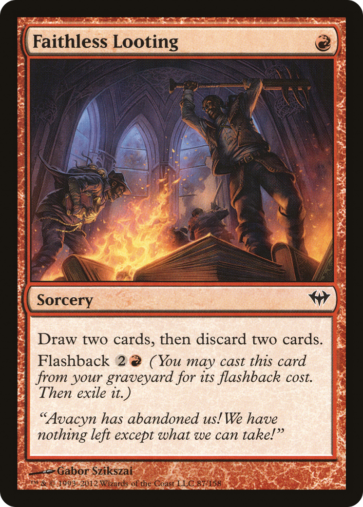 Faithless Looting (DKA) 87 - WZRD TCG