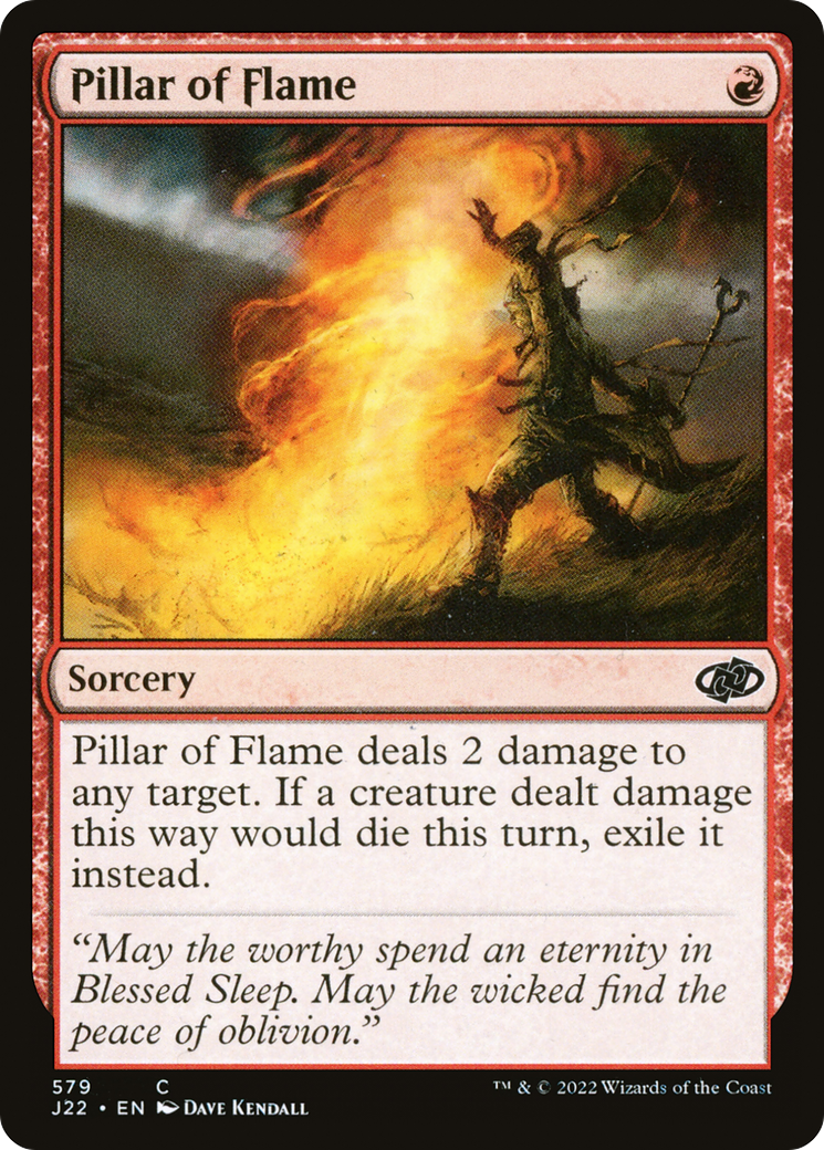 Pillar of Flame (J22) 579 - WZRD TCG