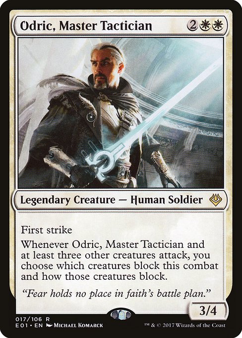 Odric, Master Tactician front