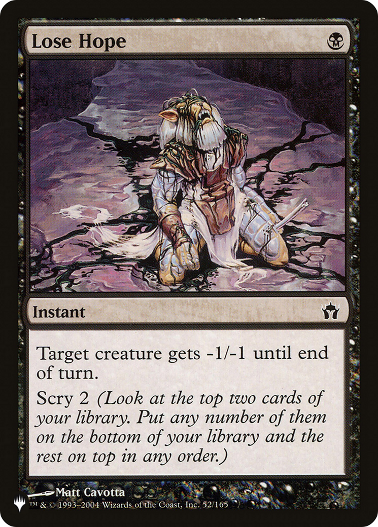 Lose Hope (PLST) 5DN-52