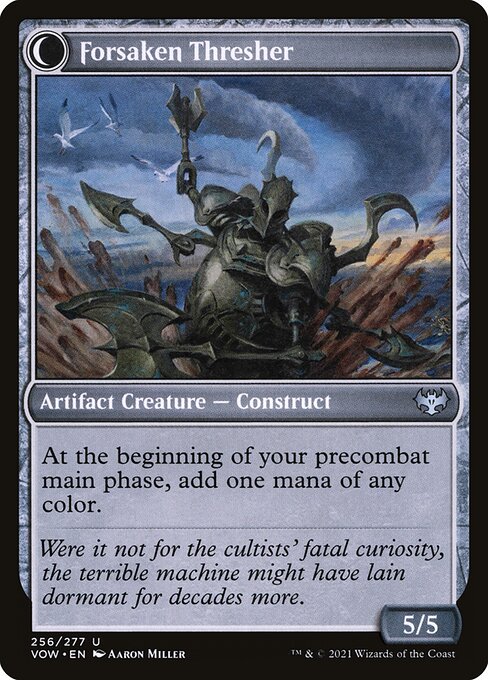 Foreboding Statue // Forsaken Thresher (Back)