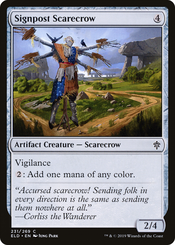 Signpost Scarecrow (ELD) 231 - WZRD TCG
