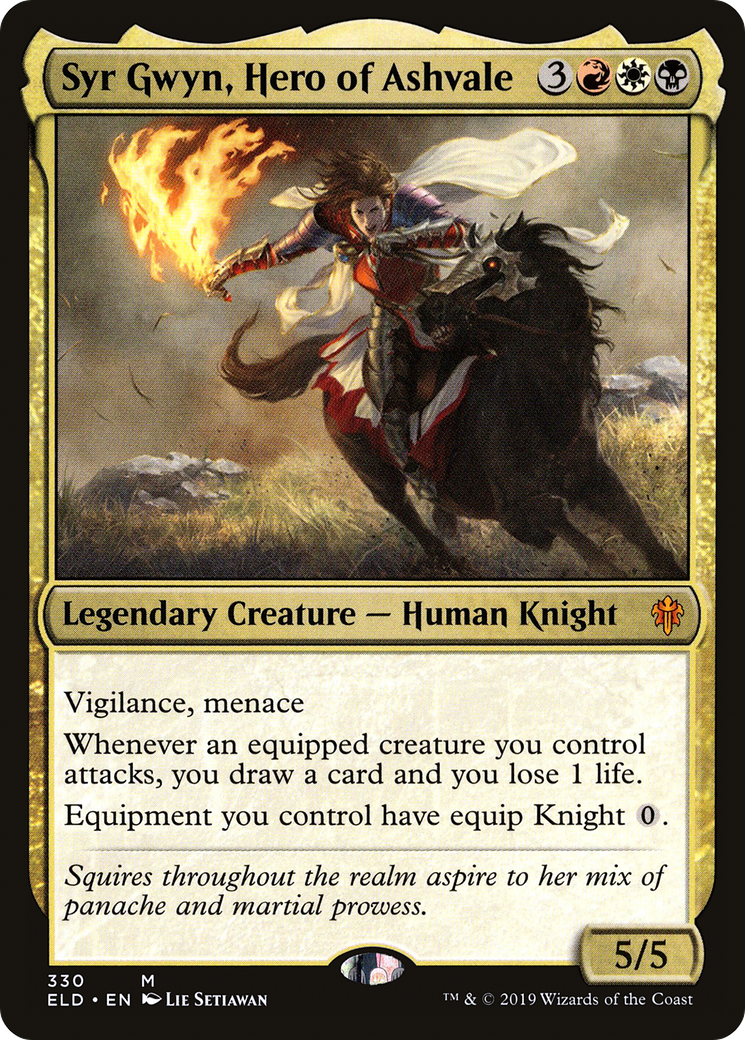 Syr Gwyn, Hero of Ashvale (ELD) 330 - WZRD TCG