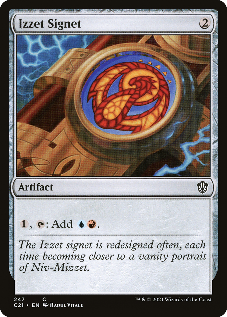 Izzet Signet (C21) 247 - WZRD TCG
