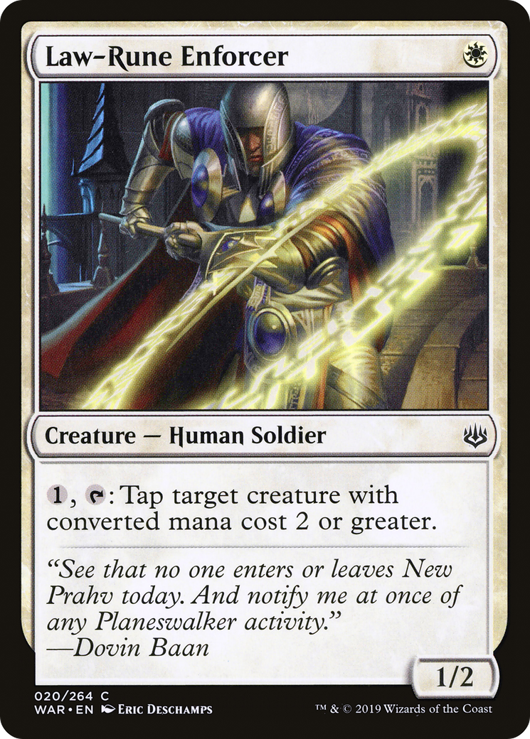 Law-Rune Enforcer (WAR) 20