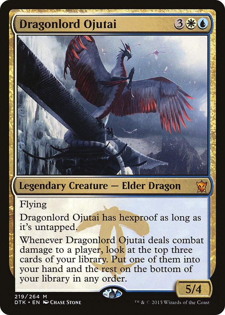 Dragonlord Ojutai (DTK) 219 - WZRD TCG