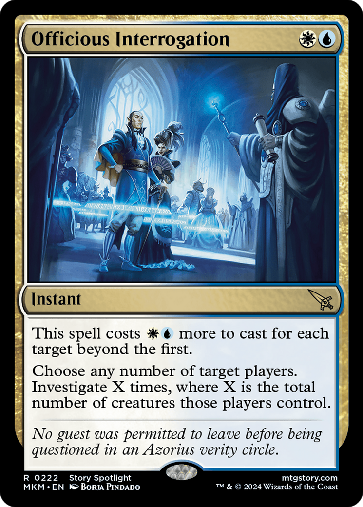 Officious Interrogation (MKM) 222 - WZRD TCG