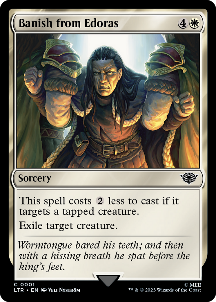 Banish from Edoras (LTR) 1 - WZRD TCG