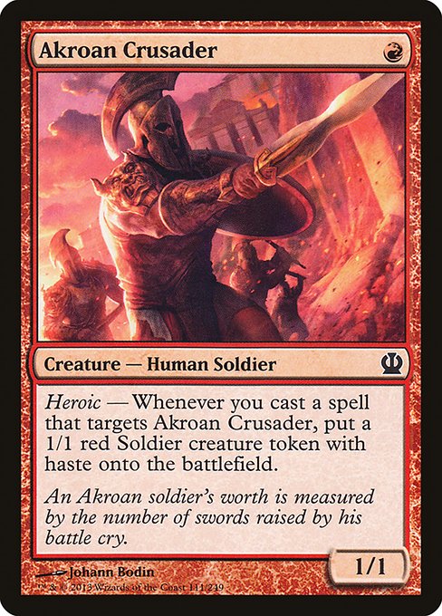 Akroan Crusader front