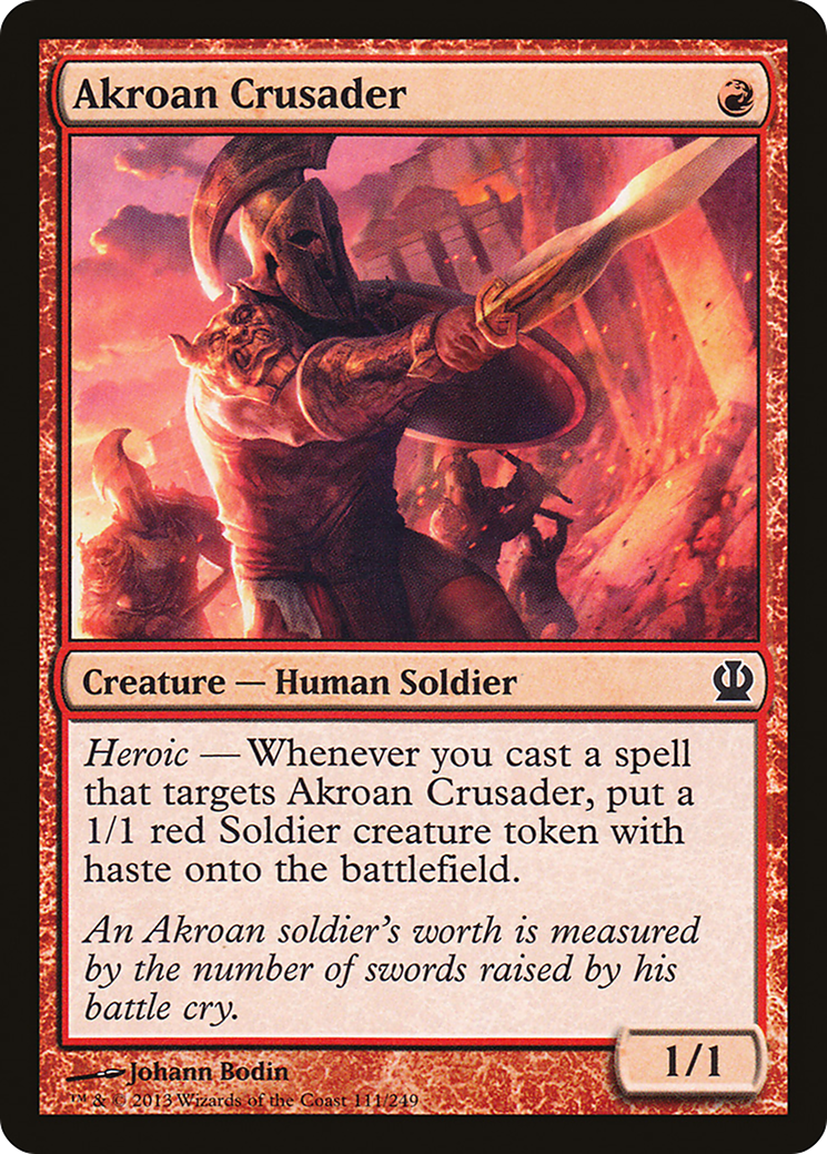 Akroan Crusader (THS) 111 - WZRD TCG