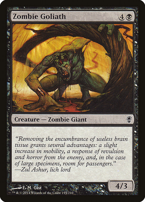Zombie Goliath front