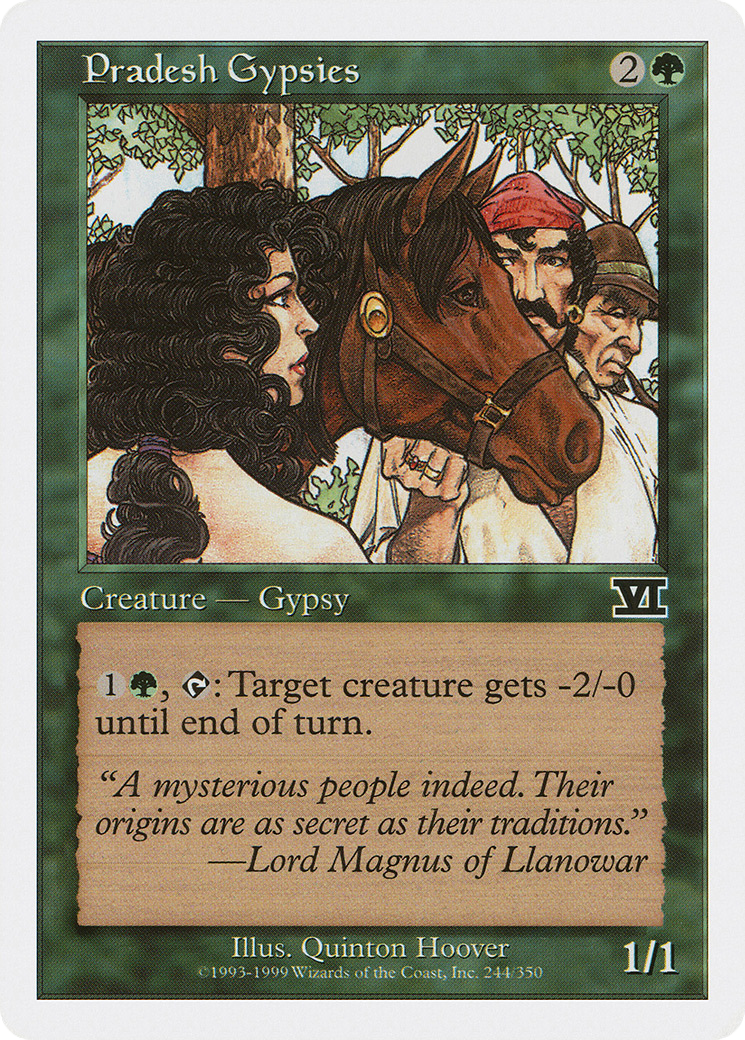 Pradesh Gypsies (6ED) 244 - WZRD TCG