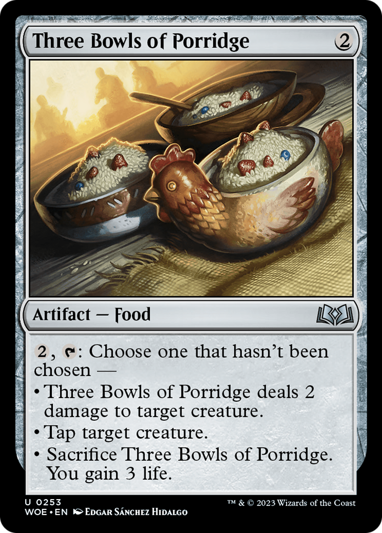 Three Bowls of Porridge (WOE) 253 - WZRD TCG