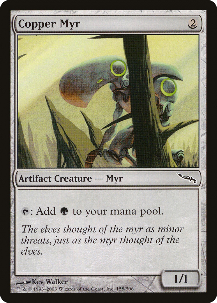 Copper Myr (MRD) 158 - WZRD TCG
