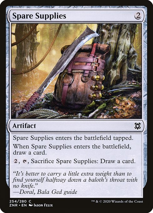 Spare Supplies front