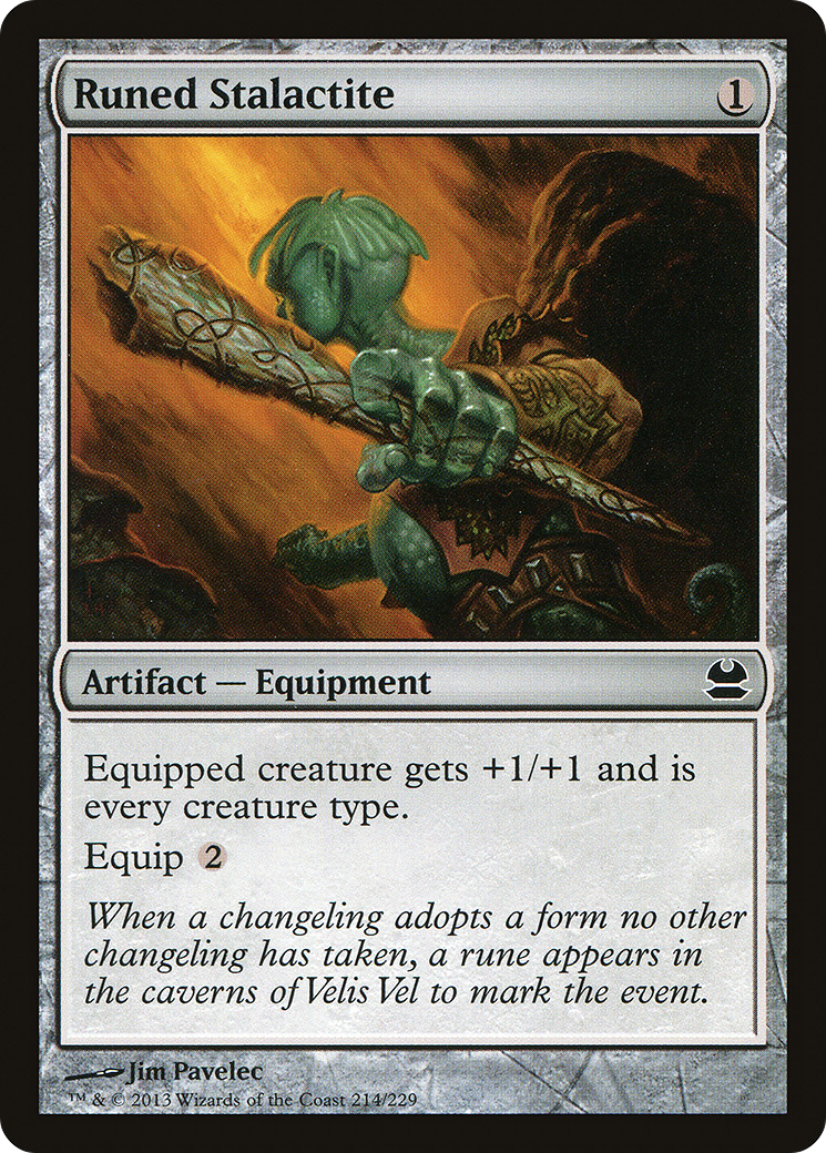 Runed Stalactite (MMA) 214 - WZRD TCG