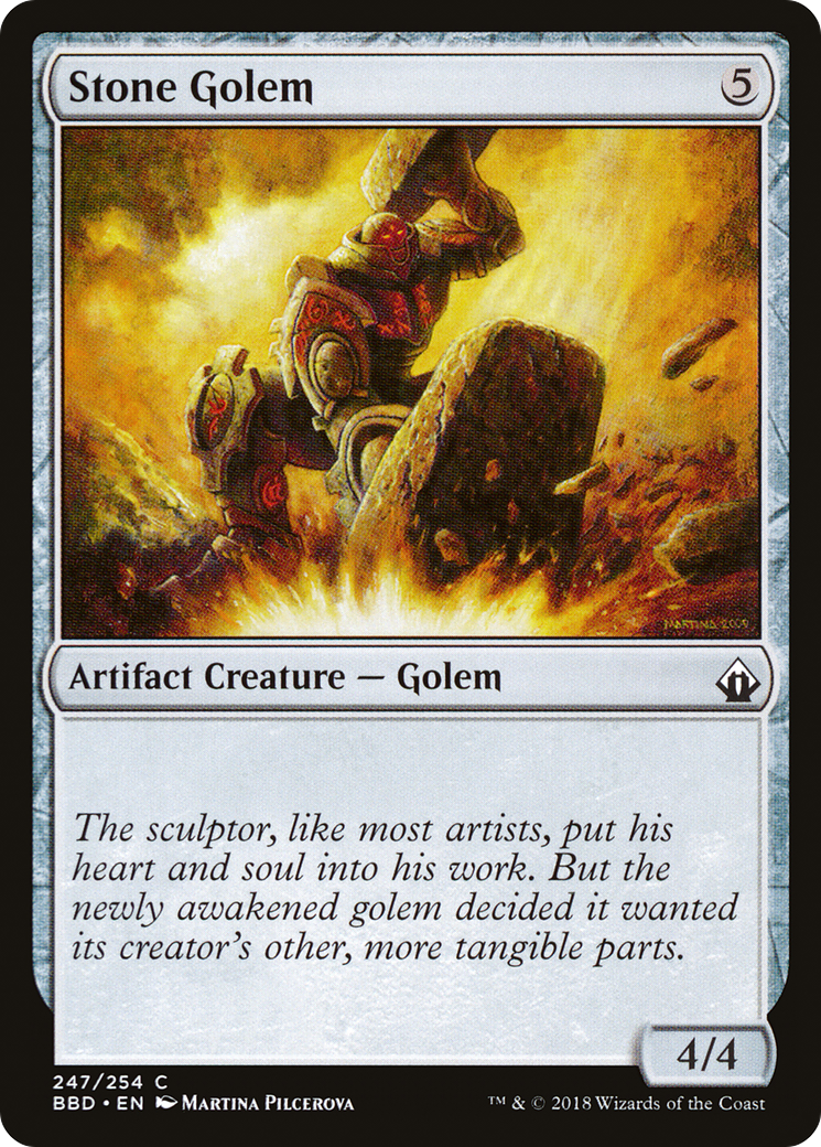 Stone Golem (BBD) 247 - WZRD TCG