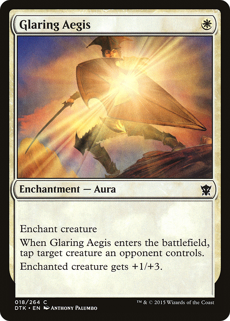 Glaring Aegis (DTK) 18 - WZRD TCG