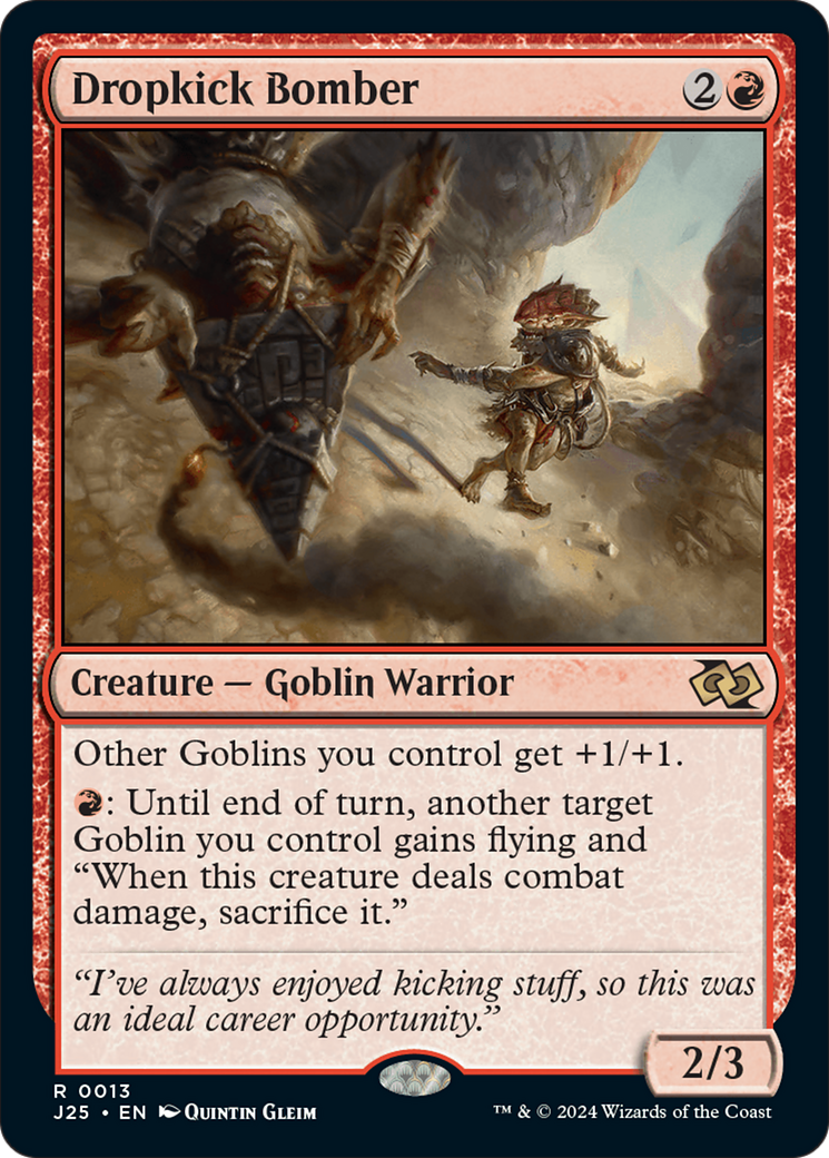 Dropkick Bomber (J25) 13 - WZRD TCG