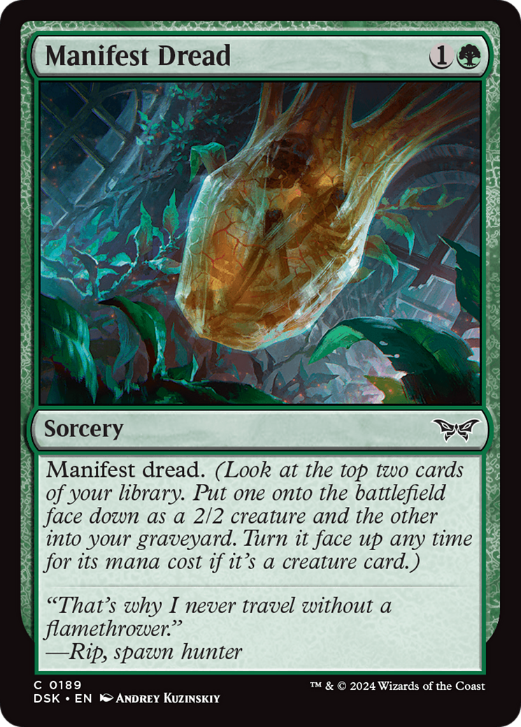 Manifest Dread (DSK) 189 - WZRD TCG