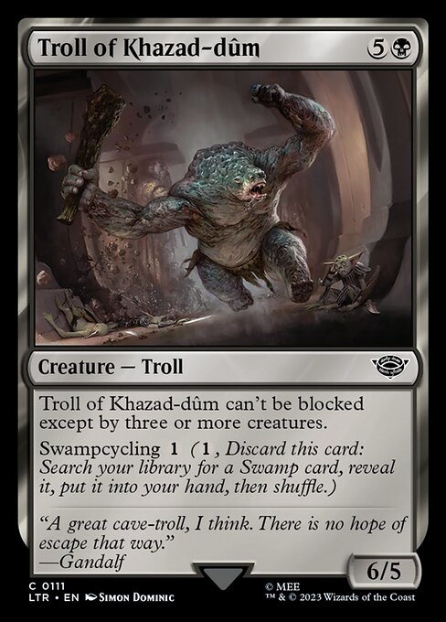 Troll of Khazad-dûm front