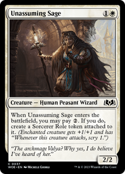 Unassuming Sage (WOE) 37 - WZRD TCG