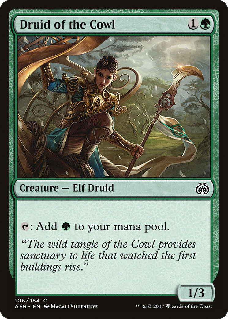 Druid of the Cowl (AER) 106 - WZRD TCG