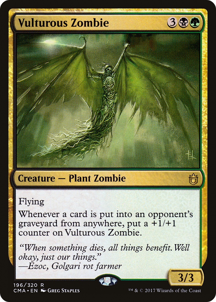 Vulturous Zombie (CMA) 196 - WZRD TCG