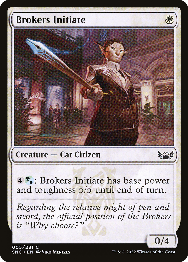 Brokers Initiate (SNC) 5 - WZRD TCG