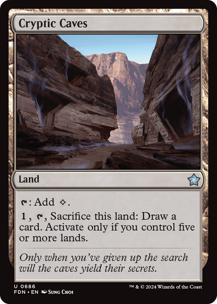 Cryptic Caves (FDN) 686 - WZRD TCG