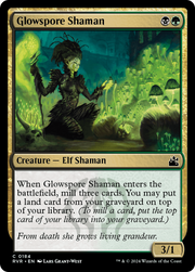 Glowspore Shaman (RVR) 184 - WZRD TCG