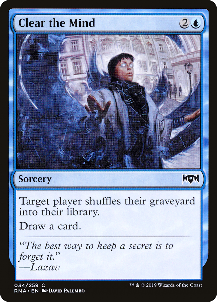 Clear the Mind (RNA) 34 - WZRD TCG