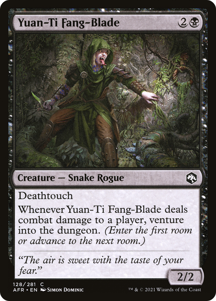 Yuan-Ti Fang-Blade (AFR) 128 - WZRD TCG