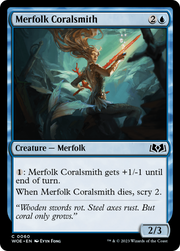 Merfolk Coralsmith (WOE) 60 - WZRD TCG