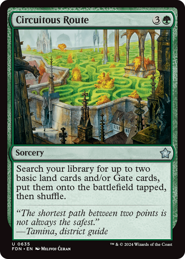 Circuitous Route (FDN) 635 - WZRD TCG