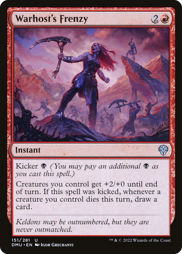 Warhost's Frenzy (DMU) 151 - WZRD TCG